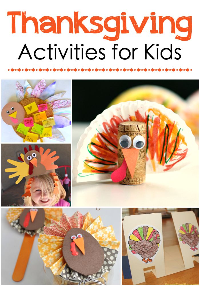 Adorable Thanksgiving Activities for Kids