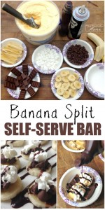 Banana Split Self-Serve Bar
