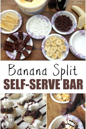 Banana Split Self-Serve Bar