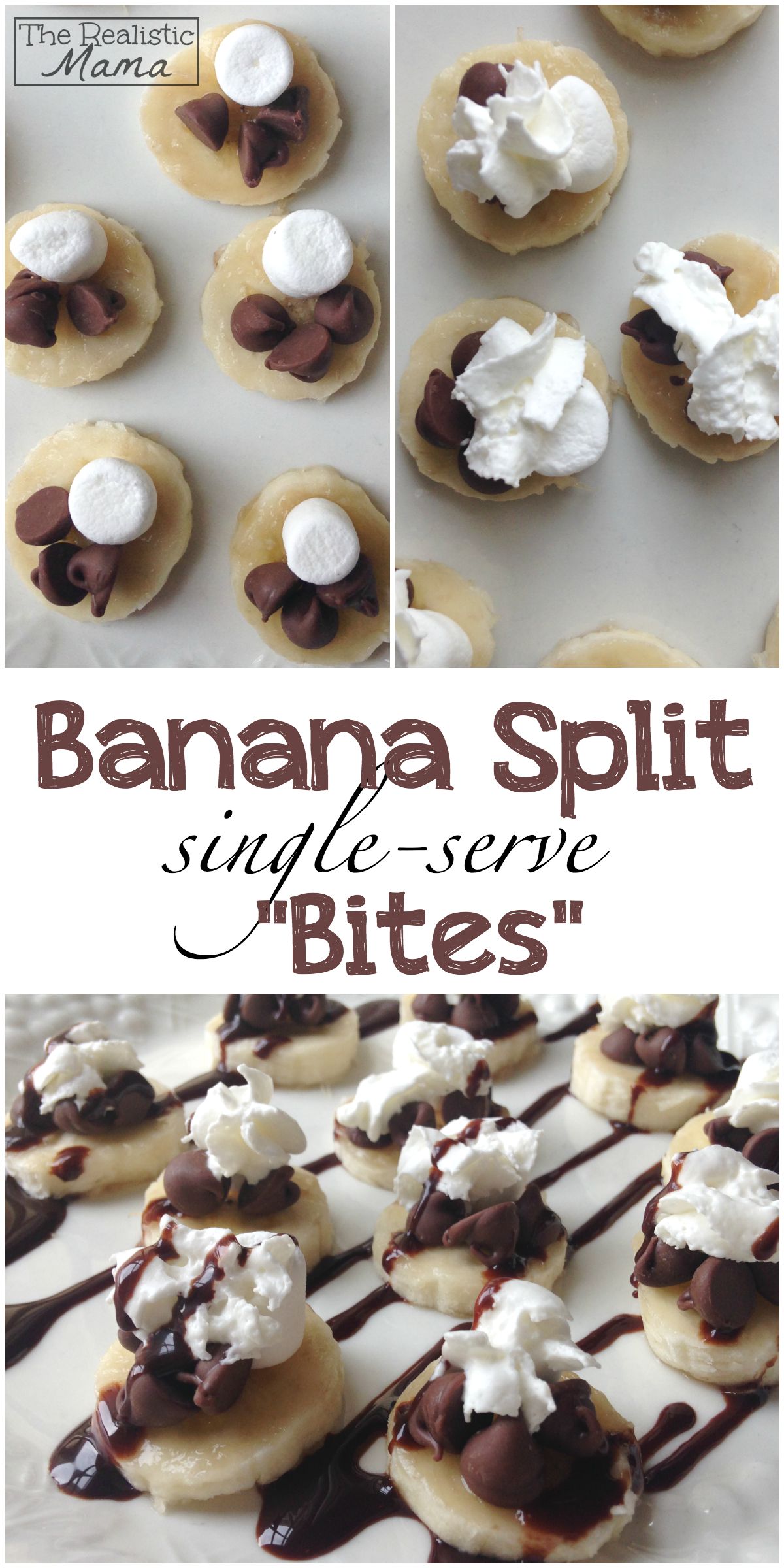 Banana Split Single-Serve Bites