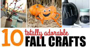 Totally Adorable Fall Crafts FB