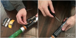 Installing Duracell Batteries in Toy