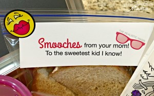 Lunch box note from mom