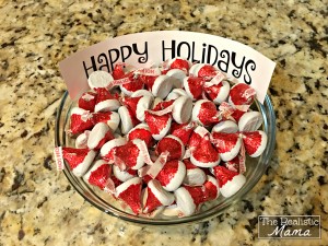 HERSHEY’S KISSES Santa Hat Chocolates