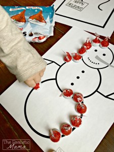 Holiday Printable Chocolate Craft