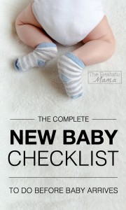 New Baby Checklist
