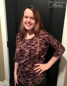 Sawyer Space Dye Dolman Sleeve Knit Top - Burgundy
