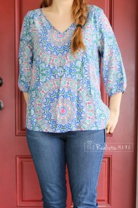 Stitch Fix - Duvall Keyhole Back Top