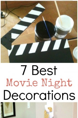 7 Totally Awesome Movie Night Decorations to WOW Your Guests! Great for any Party, Movie Night or Birthday!