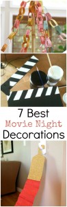 7 Totally Awesome Movie Night Decorations to WOW Your Guests! Great for any Party, Movie Night or Birthday!