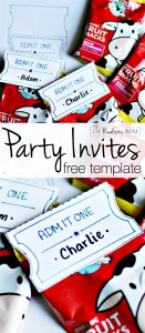 Admit One Party Invites - Cute!