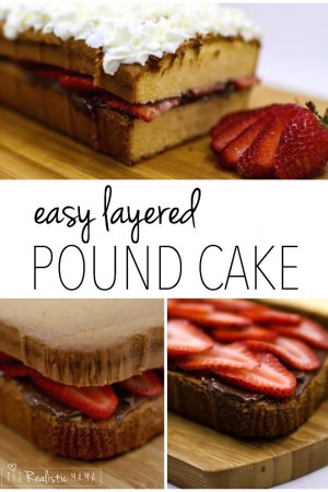 Easy Layered Pound Cake
