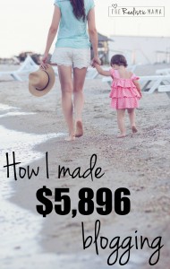 How I Made $5,896 blogging last month, PASSIVE income while I was on maternity break!