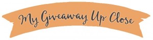 My Giveaway up Close
