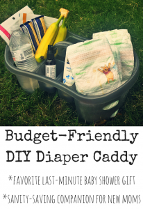 DIY Diaper Caddy