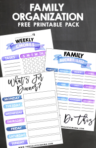 Free Printable Family Organization Pack