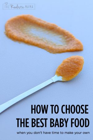 How to choose the best baby good, when you don't have time to make your own - great tips!