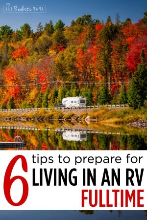 6 tips to prepare for living in an RV fulltime