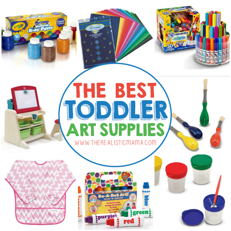 16 Best Art Supplies For Toddlers - The Realistic Mama