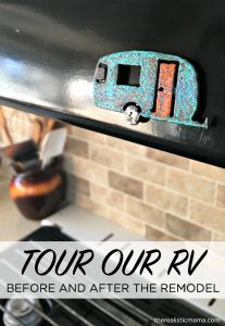 RV Remodel! Tour our RV with before and after pictures!