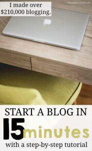 I made over $210,000 (and growing) blogging. How to start a blog in 15 minutes with a step-by-step tutorial. Start a WordPress Blog on Bluehost today.