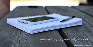 Journaling is good for the soul