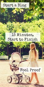 Start a Blog. 15 Minutes, Start to Finish. Fool Proof. No tech knowledge required to start.