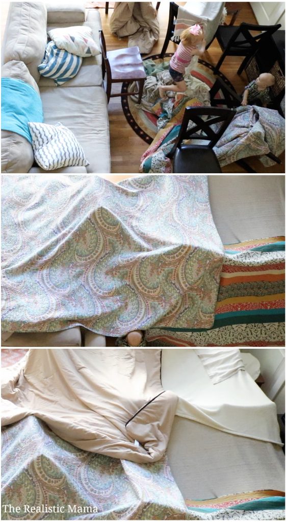 3 Awesome DIY Fort Ideas to Try Right Now! - The Realistic Mama