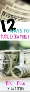 Love this! #1 is totally doable! 12 Ways to Make Extra Money!!