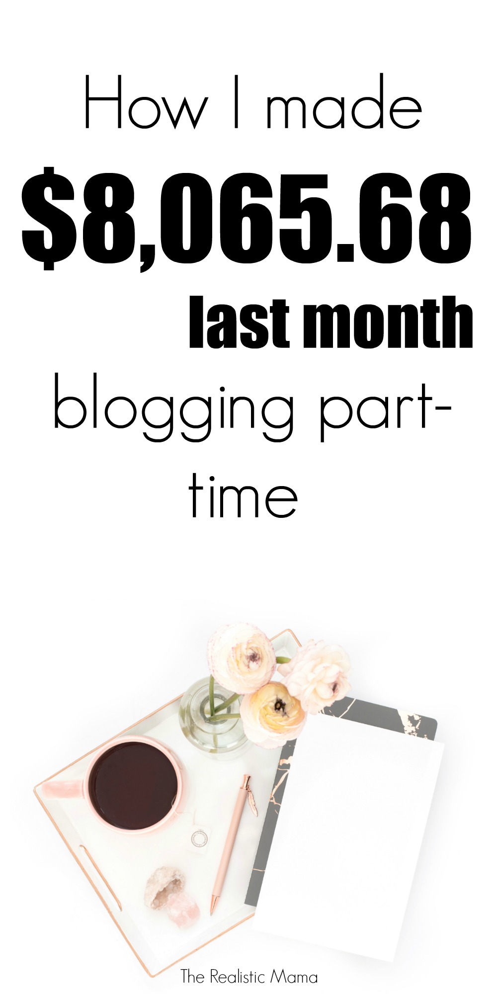 How I made $8065 last month blogging part-time