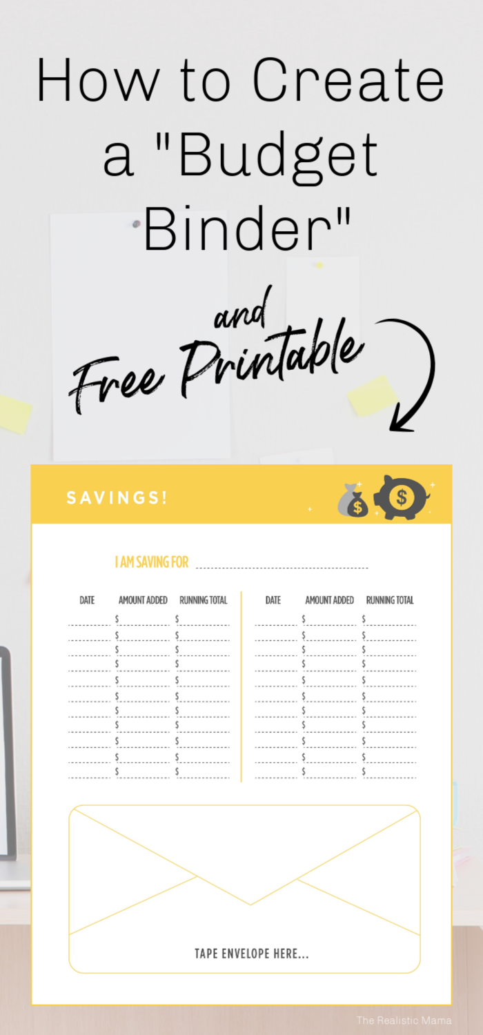 How to Create a Budget Binder & Free Printable