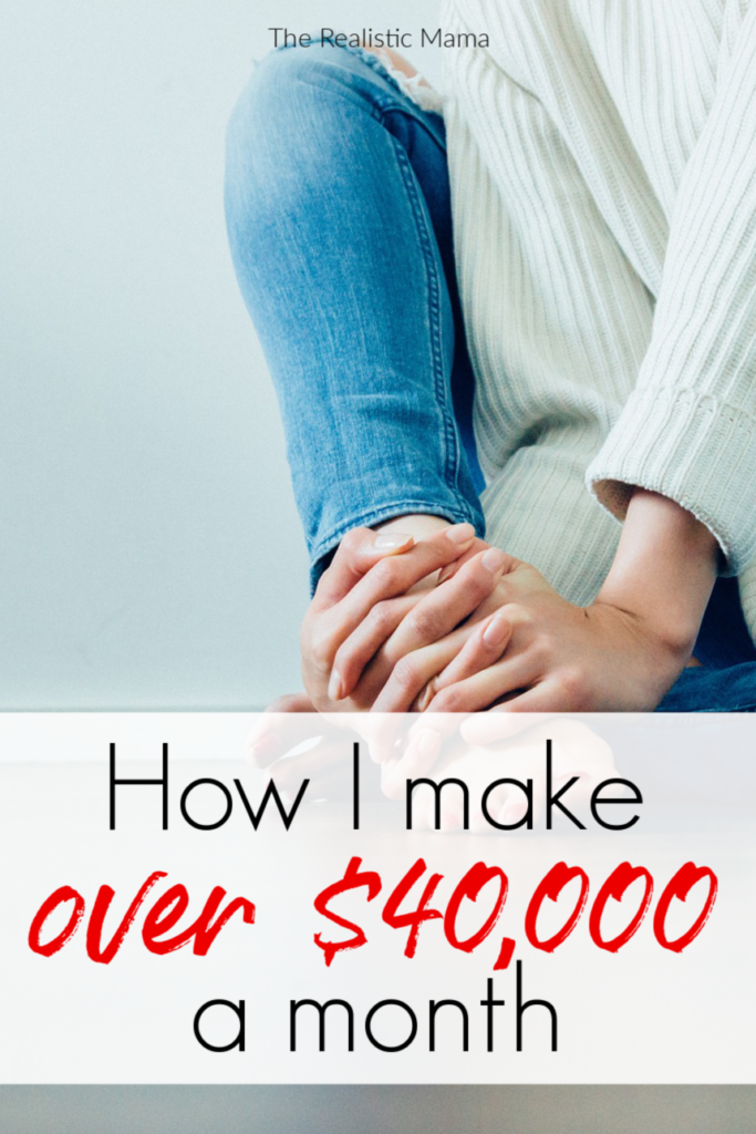 How I make over $40,000 a month working part-time