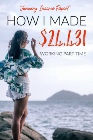 Wow! She made made $24,431 working part-time
